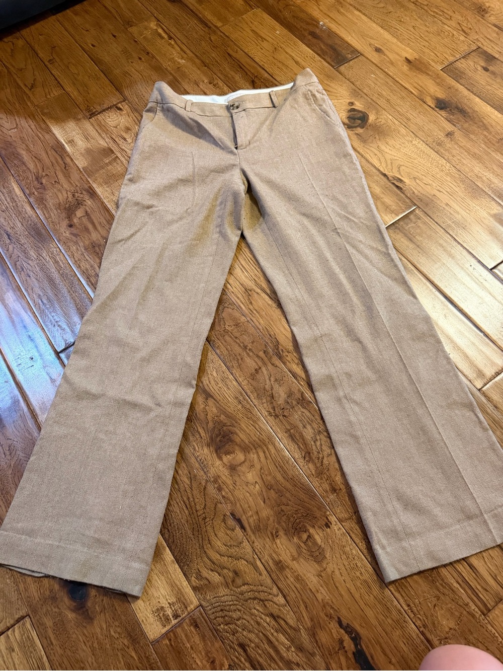 Banana Republic Women's Wool Tan Dress Pants